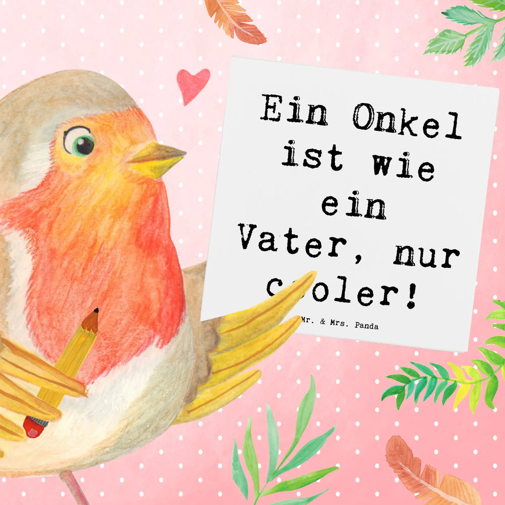 Deluxe Karte Spruch Cooler Onkel Einladungskarte, Glückwunschkarte, Karte, Hochwertige Grußkarte, Hochzeitskarte, Hochwertige Klappkarte, Geburtstagskarte, Klappkarte, Grußkarte, Familie, Vatertag, Muttertag, Bruder, Schwester, Mama, Papa, Oma, Opa
