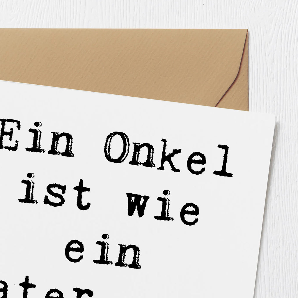Deluxe Karte Spruch Cooler Onkel Einladungskarte, Glückwunschkarte, Karte, Hochwertige Grußkarte, Hochzeitskarte, Hochwertige Klappkarte, Geburtstagskarte, Klappkarte, Grußkarte, Familie, Vatertag, Muttertag, Bruder, Schwester, Mama, Papa, Oma, Opa