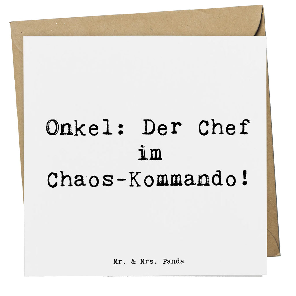 Deluxe Karte Spruch Onkel Chef Hochzeitskarte, Karte, Grußkarte, Klappkarte, Hochwertige Grußkarte, Geburtstagskarte, Glückwunschkarte, Hochwertige Klappkarte, Einladungskarte, Familie, Vatertag, Muttertag, Bruder, Schwester, Mama, Papa, Oma, Opa