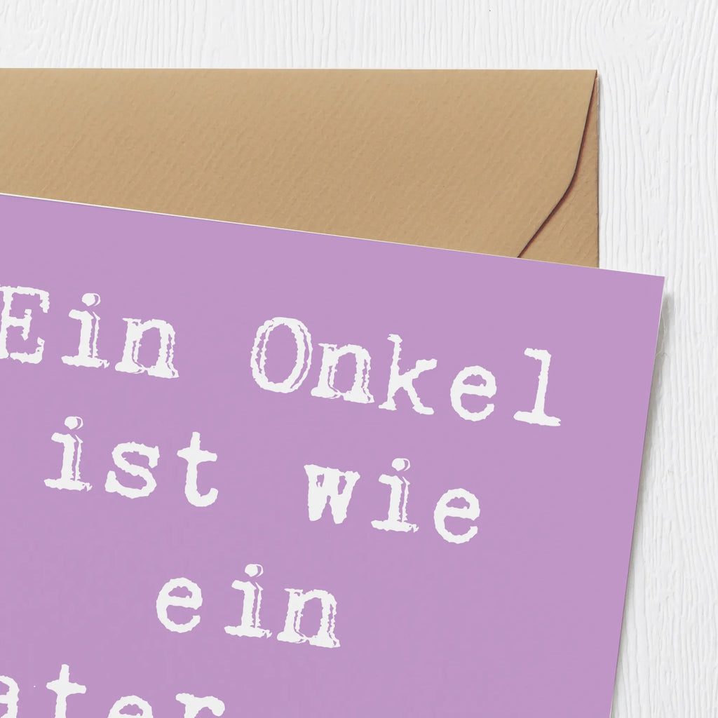 Deluxe Karte Spruch Cooler Onkel Einladungskarte, Glückwunschkarte, Karte, Hochwertige Grußkarte, Hochzeitskarte, Hochwertige Klappkarte, Geburtstagskarte, Klappkarte, Grußkarte, Familie, Vatertag, Muttertag, Bruder, Schwester, Mama, Papa, Oma, Opa