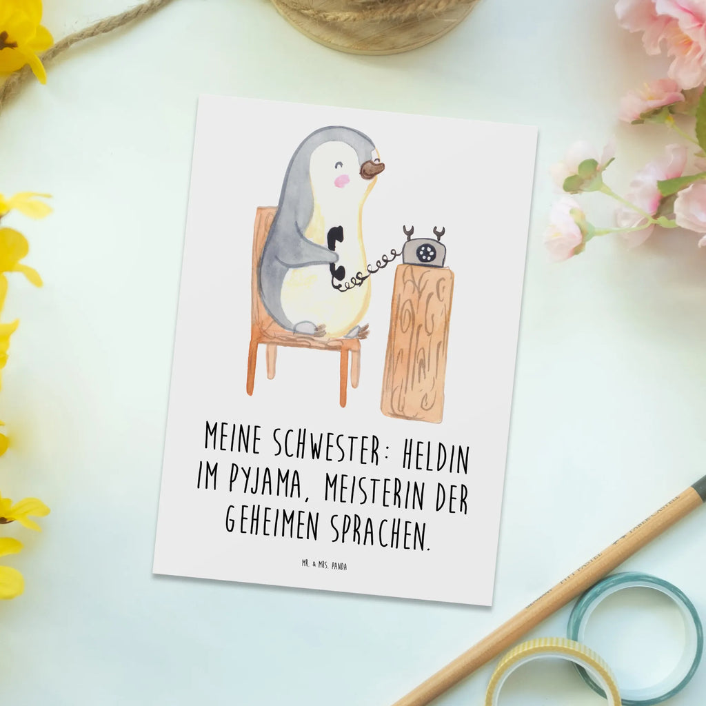 Postkarte Schwester Heldin Geschenkkarte, Geburtstagskarte, Einladungskarten Geburtstag, Karte, Grußkarte, Ansichtskarten, Postkarte, Dankeskarte, Ansichtskarte, Einladung, Einladung Geburtstag, Einladungskarte, Familie, Vatertag, Muttertag, Bruder, Schwester, Mama, Papa, Oma, Opa