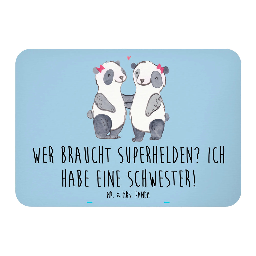 Magnet Wer braucht Superhelden? Ich habe eine Schwester! Dekomagnet, Whiteboard Magnet, Motivmagnete, Pinnwandmagnet, Kühlschrank Dekoration, Kühlschrankmagnet, Souvenir Magnet, Notiz Magnet, Familie, Vatertag, Muttertag, Bruder, Schwester, Mama, Papa, Oma, Opa
