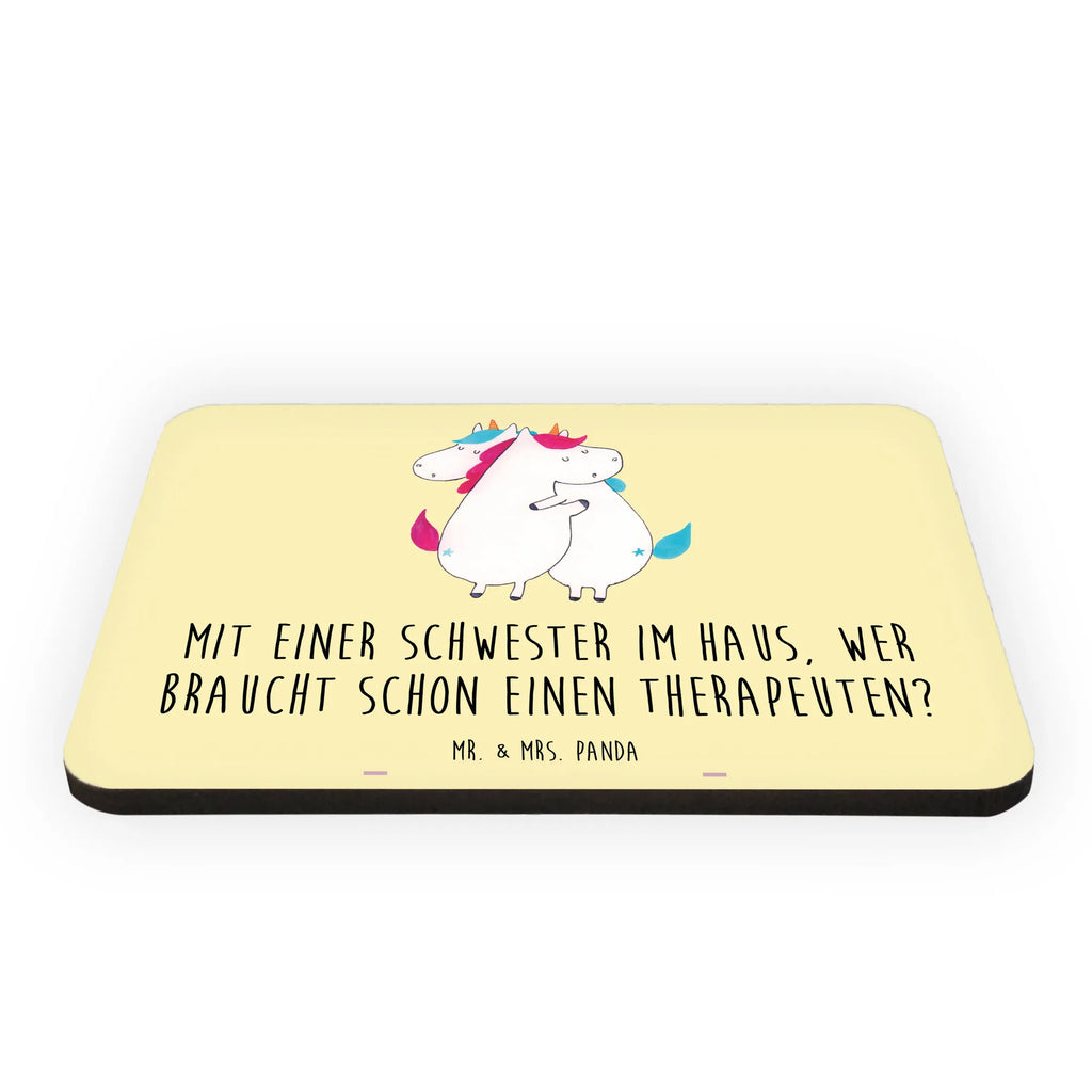 Magnet Mit einer Schwester im Haus, wer braucht schon einen Therapeuten? Whiteboard Magnet, Kühlschrank Dekoration, Kühlschrankmagnet, Pinnwandmagnet, Dekomagnet, Motivmagnete, Notiz Magnet, Souvenir Magnet, Familie, Vatertag, Muttertag, Bruder, Schwester, Mama, Papa, Oma, Opa