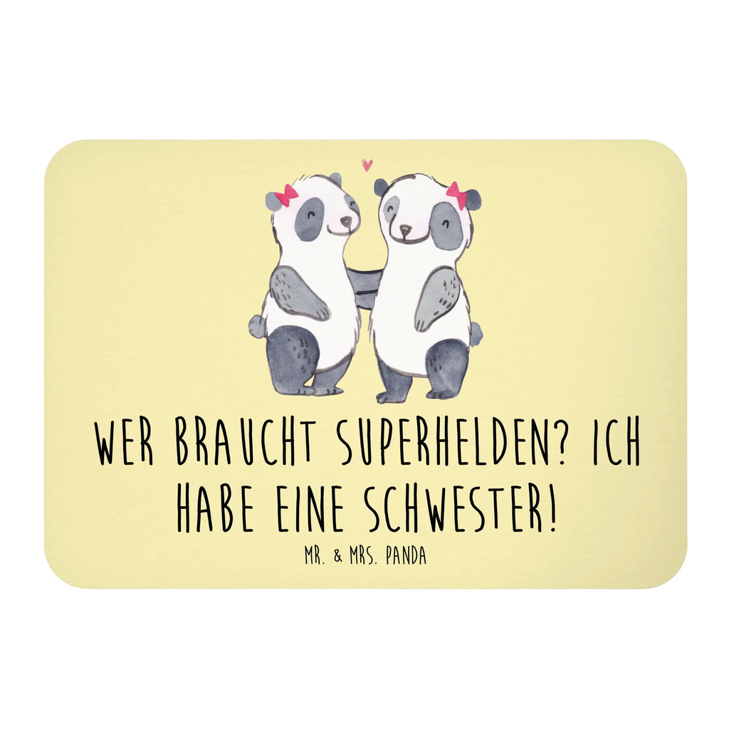 Magnet Wer braucht Superhelden? Ich habe eine Schwester! Dekomagnet, Whiteboard Magnet, Motivmagnete, Pinnwandmagnet, Kühlschrank Dekoration, Kühlschrankmagnet, Souvenir Magnet, Notiz Magnet, Familie, Vatertag, Muttertag, Bruder, Schwester, Mama, Papa, Oma, Opa