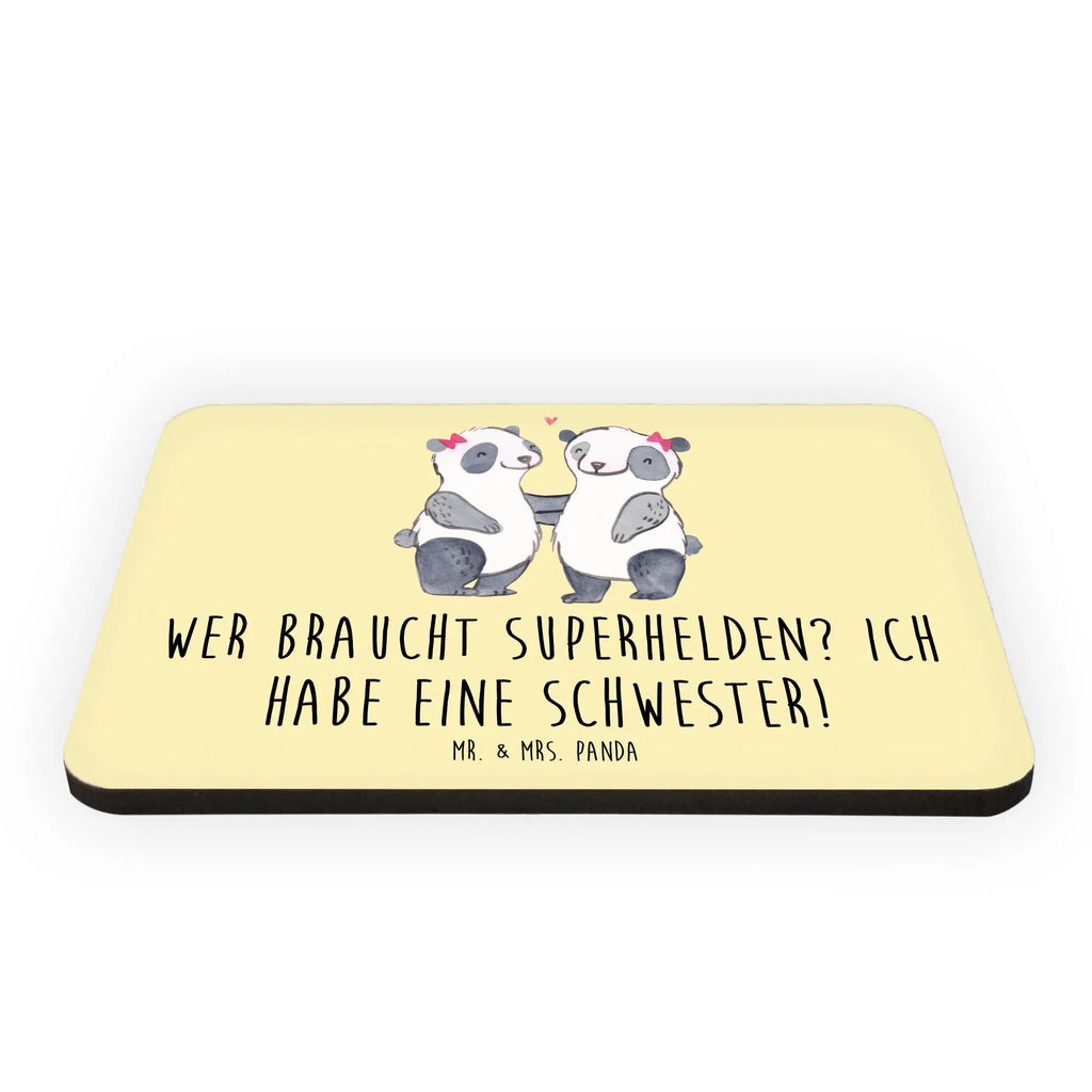 Magnet Wer braucht Superhelden? Ich habe eine Schwester! Dekomagnet, Whiteboard Magnet, Motivmagnete, Pinnwandmagnet, Kühlschrank Dekoration, Kühlschrankmagnet, Souvenir Magnet, Notiz Magnet, Familie, Vatertag, Muttertag, Bruder, Schwester, Mama, Papa, Oma, Opa