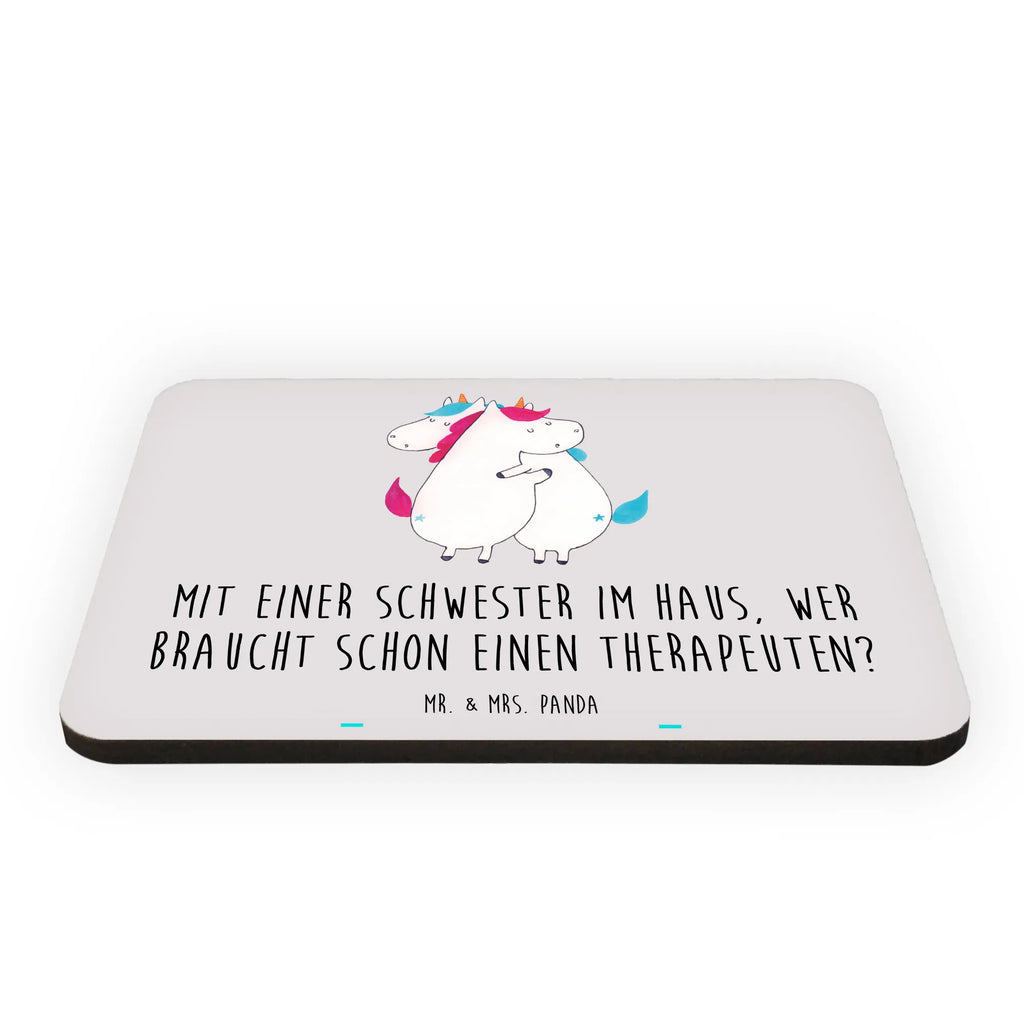Magnet Mit einer Schwester im Haus, wer braucht schon einen Therapeuten? Whiteboard Magnet, Kühlschrank Dekoration, Kühlschrankmagnet, Pinnwandmagnet, Dekomagnet, Motivmagnete, Notiz Magnet, Souvenir Magnet, Familie, Vatertag, Muttertag, Bruder, Schwester, Mama, Papa, Oma, Opa