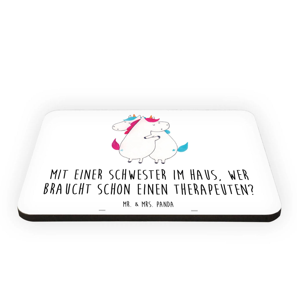 Magnet Mit einer Schwester im Haus, wer braucht schon einen Therapeuten? Whiteboard Magnet, Kühlschrank Dekoration, Kühlschrankmagnet, Pinnwandmagnet, Dekomagnet, Motivmagnete, Notiz Magnet, Souvenir Magnet, Familie, Vatertag, Muttertag, Bruder, Schwester, Mama, Papa, Oma, Opa