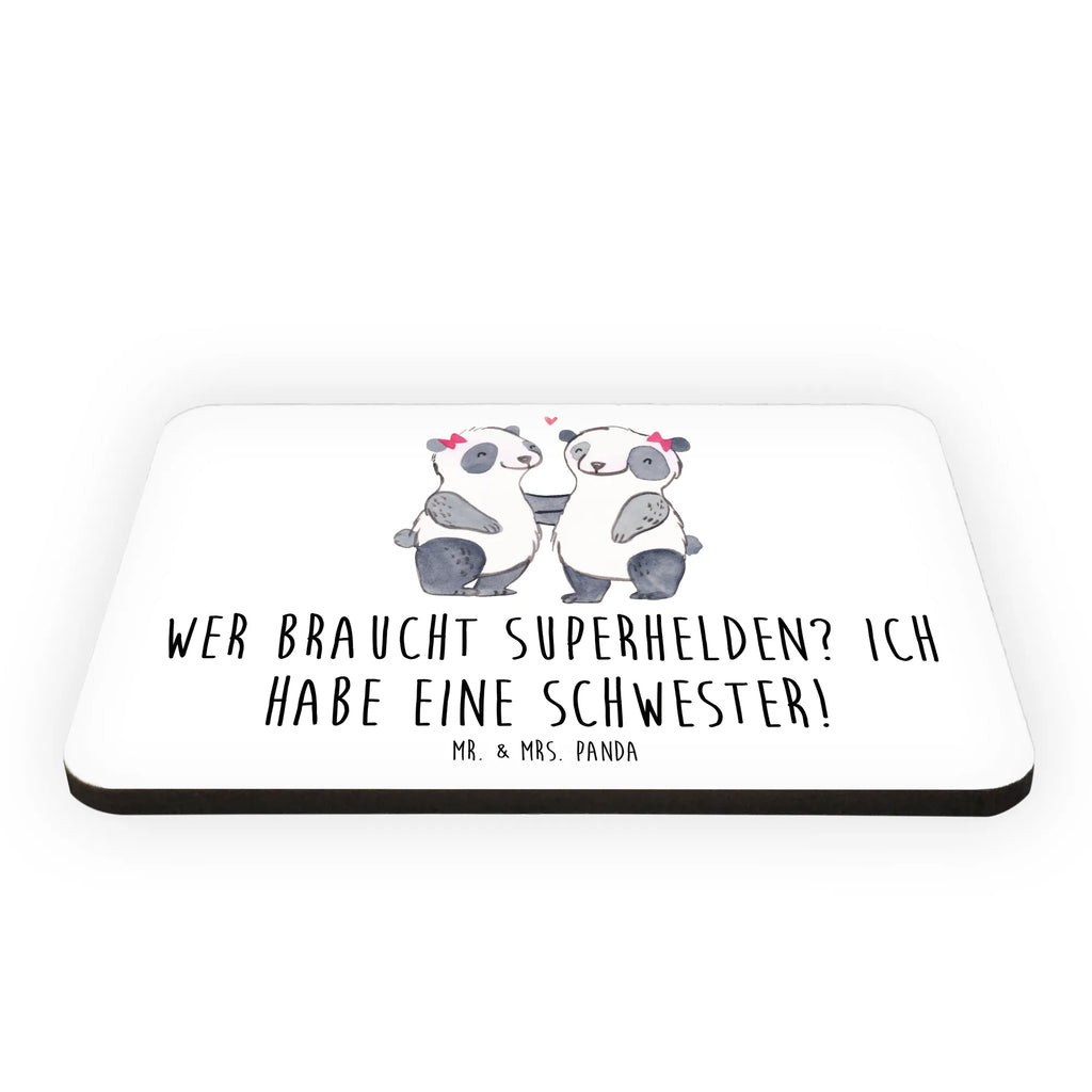 Magnet Wer braucht Superhelden? Ich habe eine Schwester! Dekomagnet, Whiteboard Magnet, Motivmagnete, Pinnwandmagnet, Kühlschrank Dekoration, Kühlschrankmagnet, Souvenir Magnet, Notiz Magnet, Familie, Vatertag, Muttertag, Bruder, Schwester, Mama, Papa, Oma, Opa