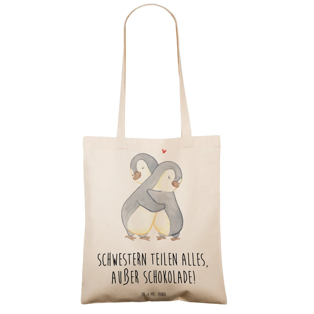 Tote bag Schwestern teilen alles, außer Schokolade! Strandtasche, Schultertasche, Stofftasche, Umhängetasche, Badetasche, Laptoptasche, Einkaufstüte, Tasche, Beutel, Einkaufstasche, Jutetasche, Stoffbeutel, Beuteltasche, Jutebeutel, Tragetasche, Shopper, Familie, Vatertag, Muttertag, Bruder, Schwester, Mama, Papa, Oma, Opa