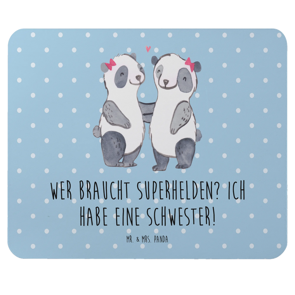 Mouse mat Wer braucht Superhelden? Ich habe eine Schwester! Mauspad, Büroausstattung, Mousepad, Arbeitszimmer, Mausunterlage, Computer zubehör, Einzigartiges Mauspad, Designer Mauspad, Mauspad Büro, PC Zubehör, Familie, Vatertag, Muttertag, Bruder, Schwester, Mama, Papa, Oma, Opa
