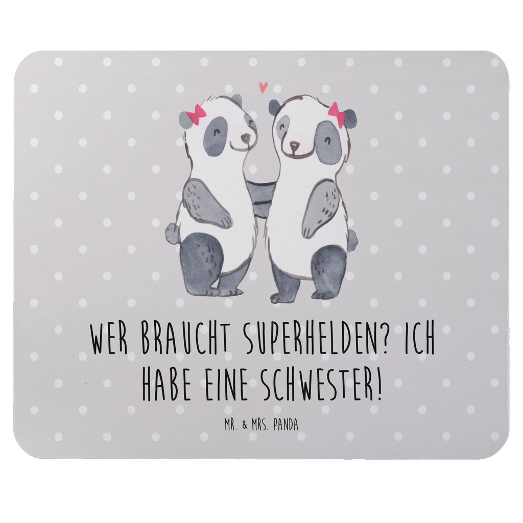 Mouse mat Wer braucht Superhelden? Ich habe eine Schwester! Mauspad, Büroausstattung, Mousepad, Arbeitszimmer, Mausunterlage, Computer zubehör, Einzigartiges Mauspad, Designer Mauspad, Mauspad Büro, PC Zubehör, Familie, Vatertag, Muttertag, Bruder, Schwester, Mama, Papa, Oma, Opa