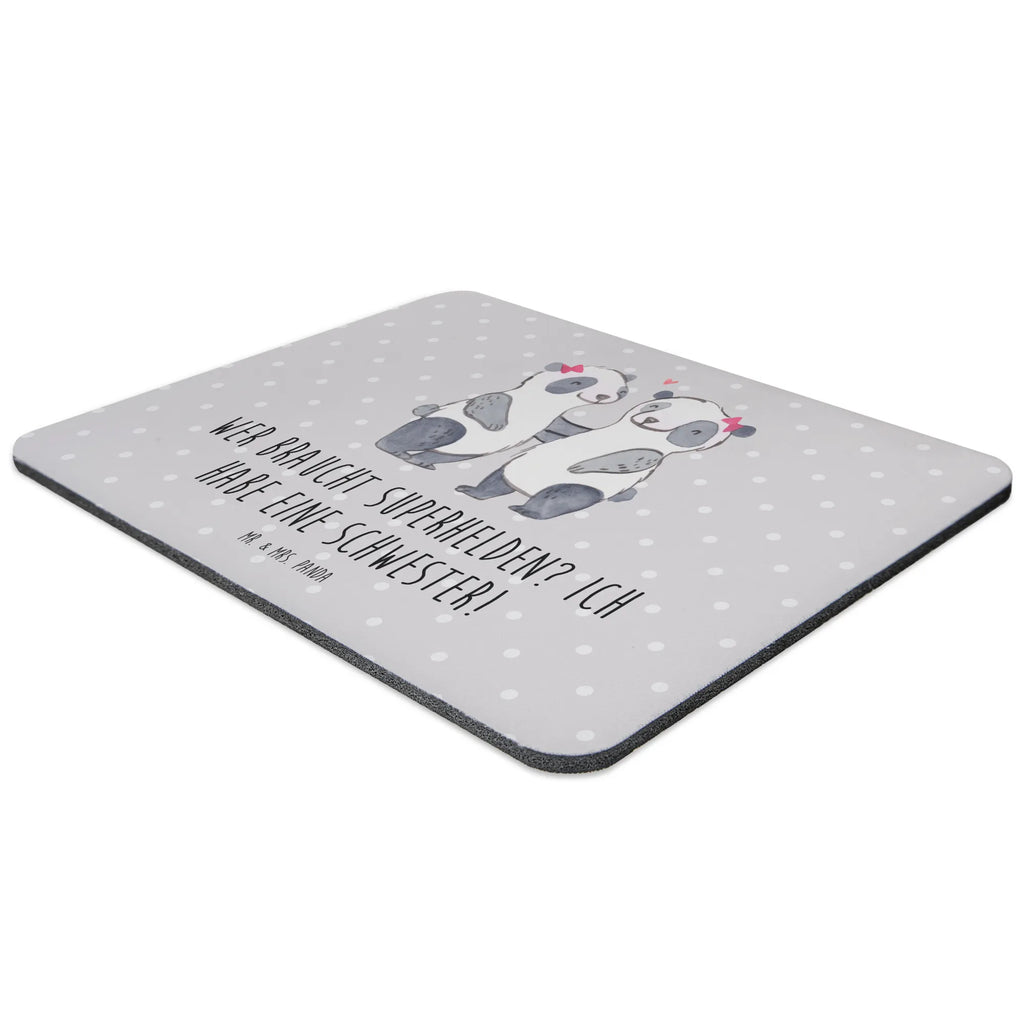 Mouse mat Wer braucht Superhelden? Ich habe eine Schwester! Mauspad, Büroausstattung, Mousepad, Arbeitszimmer, Mausunterlage, Computer zubehör, Einzigartiges Mauspad, Designer Mauspad, Mauspad Büro, PC Zubehör, Familie, Vatertag, Muttertag, Bruder, Schwester, Mama, Papa, Oma, Opa