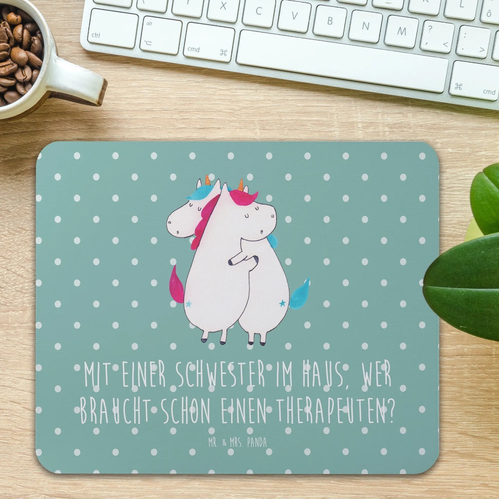 Mouse mat Mit einer Schwester im Haus, wer braucht schon einen Therapeuten? Mauspad Büro, Designer Mauspad, Mauspad, Mousepad, Büroausstattung, PC Zubehör, Arbeitszimmer, Mausunterlage, Einzigartiges Mauspad, Computer zubehör, Familie, Vatertag, Muttertag, Bruder, Schwester, Mama, Papa, Oma, Opa