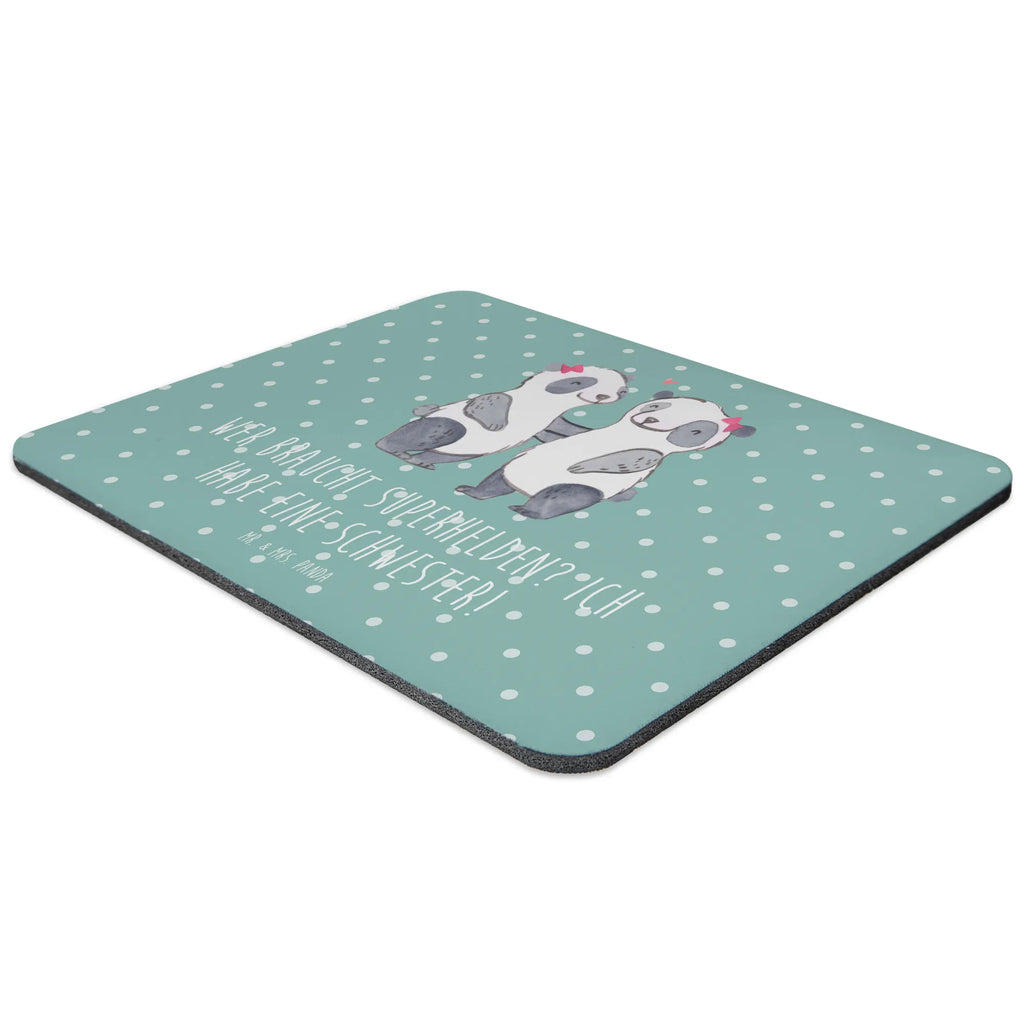 Mouse mat Wer braucht Superhelden? Ich habe eine Schwester! Mauspad, Büroausstattung, Mousepad, Arbeitszimmer, Mausunterlage, Computer zubehör, Einzigartiges Mauspad, Designer Mauspad, Mauspad Büro, PC Zubehör, Familie, Vatertag, Muttertag, Bruder, Schwester, Mama, Papa, Oma, Opa