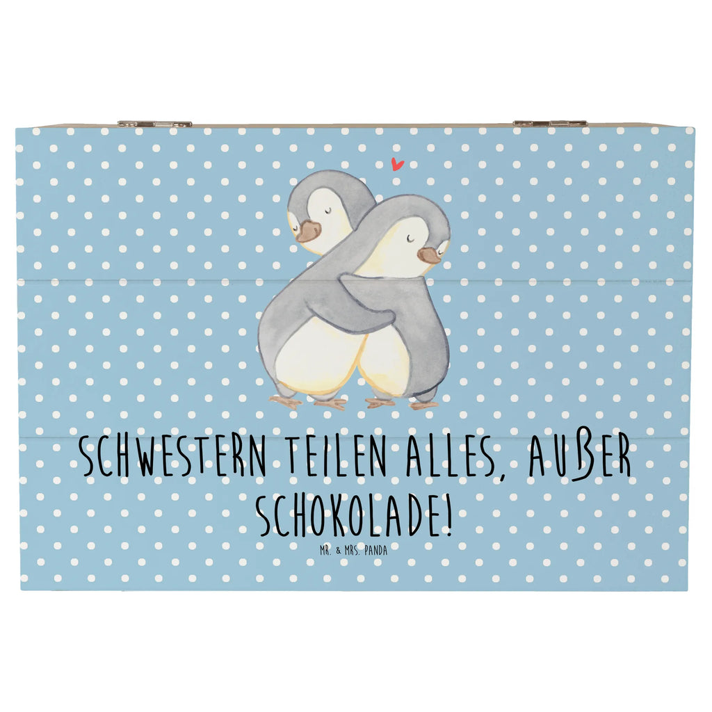 Holzkiste Schwestern Liebe Kiste, Erinnerungskiste, Geschenkdose, Dekokiste, Schatulle, Aufbewahrungsbox, XXL, Erinnerungsbox, Truhe, Holzkiste, Geschenkbox, Schatzkiste, Familie, Vatertag, Muttertag, Bruder, Schwester, Mama, Papa, Oma, Opa