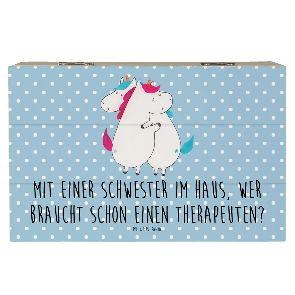 Holzkiste Schwester Glück Dekokiste, Holzkiste, Geschenkdose, Kiste, Erinnerungsbox, Aufbewahrungsbox, Schatzkiste, Schatulle, Truhe, Geschenkbox, XXL, Erinnerungskiste, Familie, Vatertag, Muttertag, Bruder, Schwester, Mama, Papa, Oma, Opa