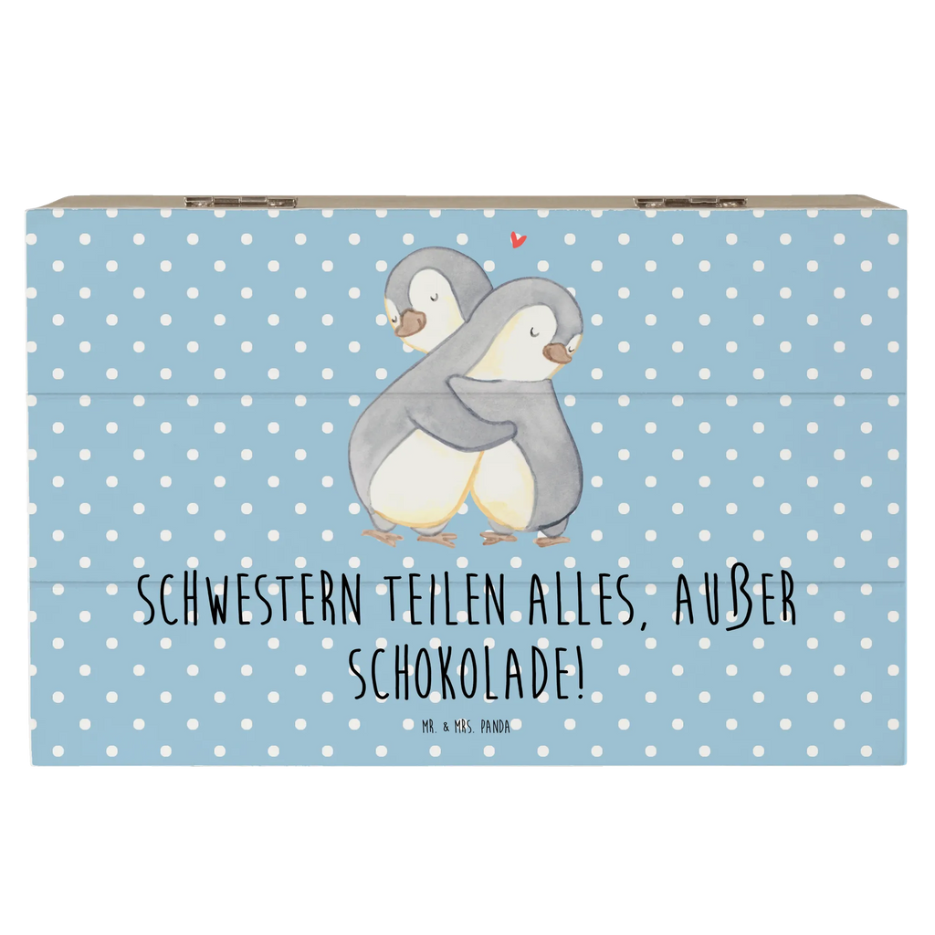 Holzkiste Schwestern Liebe Kiste, Erinnerungskiste, Geschenkdose, Dekokiste, Schatulle, Aufbewahrungsbox, XXL, Erinnerungsbox, Truhe, Holzkiste, Geschenkbox, Schatzkiste, Familie, Vatertag, Muttertag, Bruder, Schwester, Mama, Papa, Oma, Opa