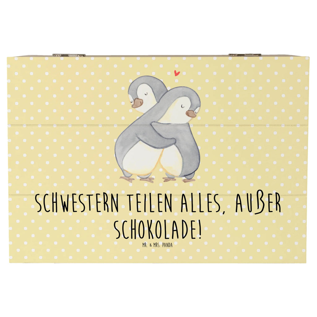 Holzkiste Schwestern Liebe Kiste, Erinnerungskiste, Geschenkdose, Dekokiste, Schatulle, Aufbewahrungsbox, XXL, Erinnerungsbox, Truhe, Holzkiste, Geschenkbox, Schatzkiste, Familie, Vatertag, Muttertag, Bruder, Schwester, Mama, Papa, Oma, Opa