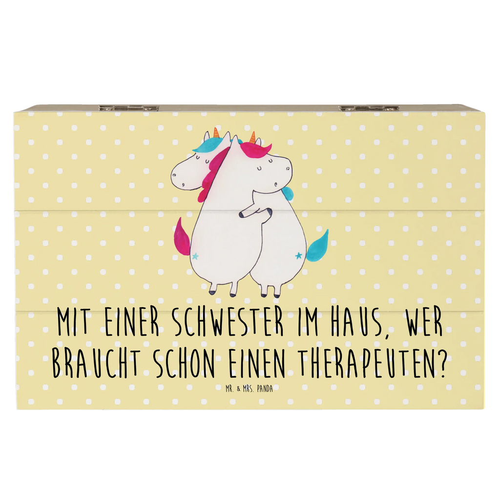 Holzkiste Schwester Glück Dekokiste, Holzkiste, Geschenkdose, Kiste, Erinnerungsbox, Aufbewahrungsbox, Schatzkiste, Schatulle, Truhe, Geschenkbox, XXL, Erinnerungskiste, Familie, Vatertag, Muttertag, Bruder, Schwester, Mama, Papa, Oma, Opa