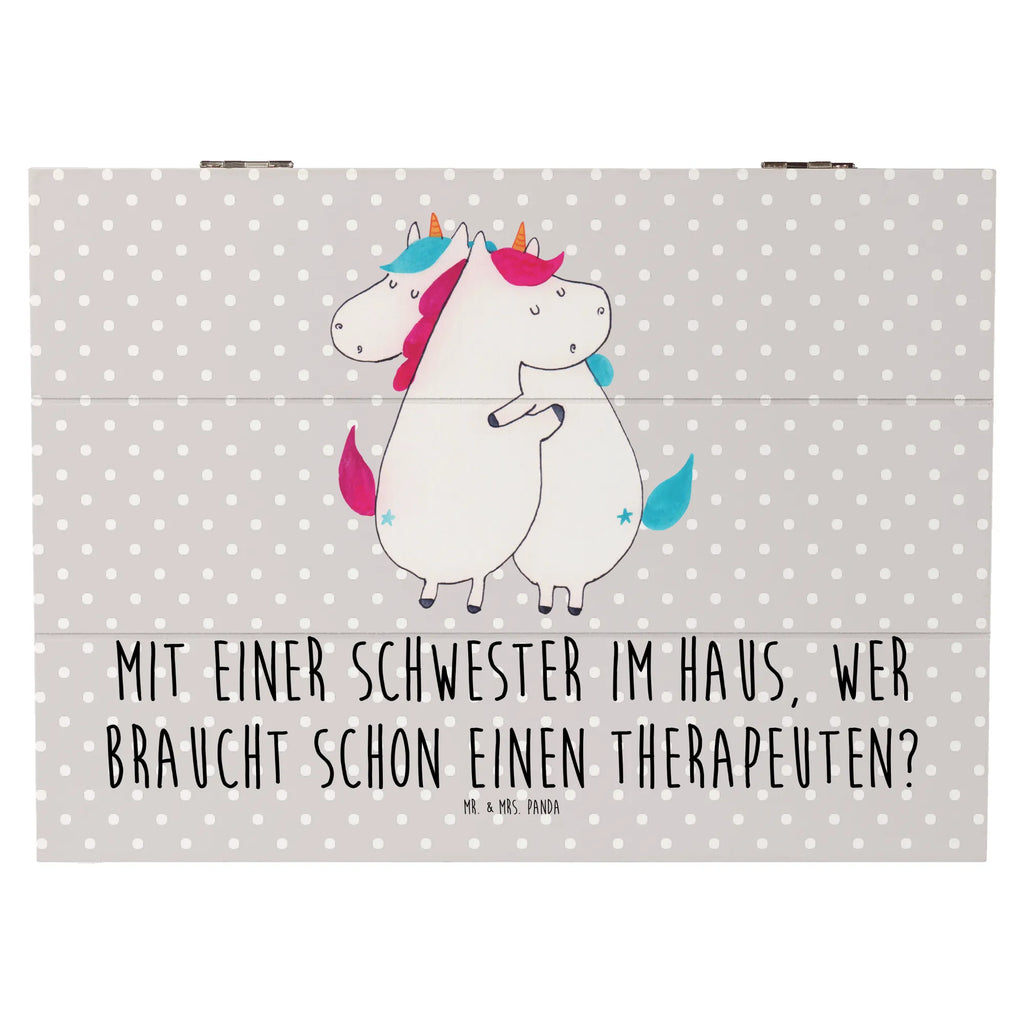 Holzkiste Schwester Glück Dekokiste, Holzkiste, Geschenkdose, Kiste, Erinnerungsbox, Aufbewahrungsbox, Schatzkiste, Schatulle, Truhe, Geschenkbox, XXL, Erinnerungskiste, Familie, Vatertag, Muttertag, Bruder, Schwester, Mama, Papa, Oma, Opa