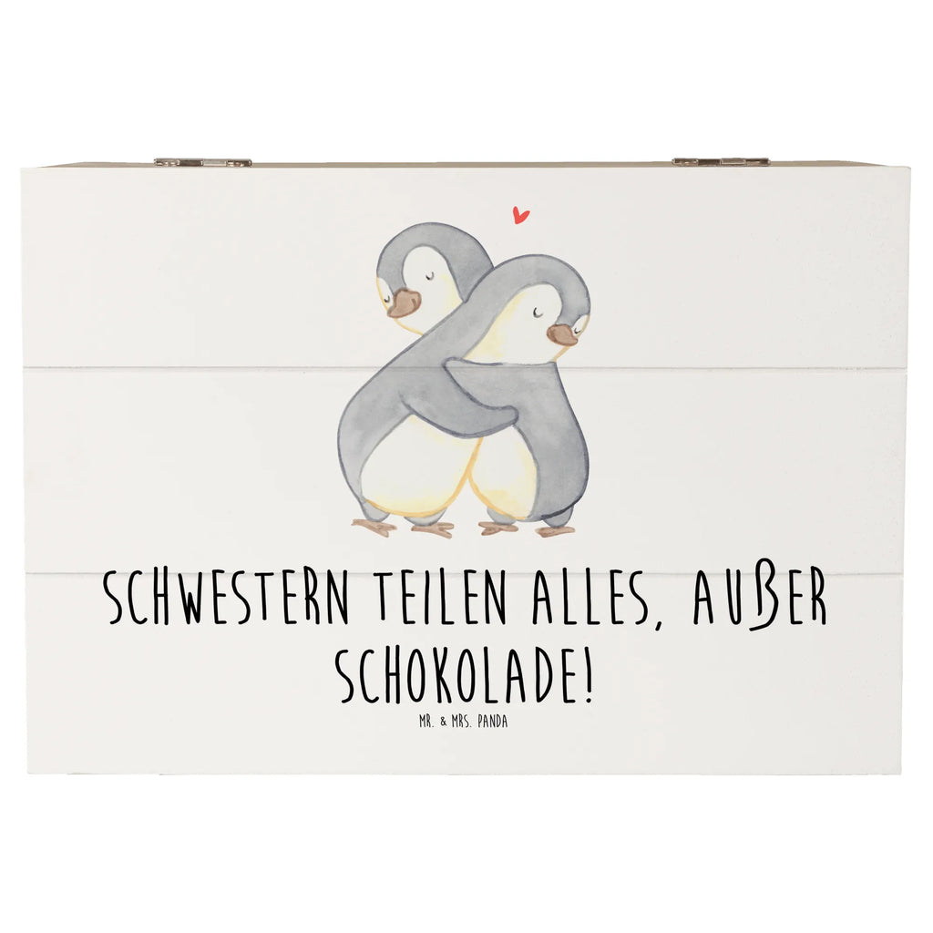 Holzkiste Schwestern Liebe Kiste, Erinnerungskiste, Geschenkdose, Dekokiste, Schatulle, Aufbewahrungsbox, XXL, Erinnerungsbox, Truhe, Holzkiste, Geschenkbox, Schatzkiste, Familie, Vatertag, Muttertag, Bruder, Schwester, Mama, Papa, Oma, Opa