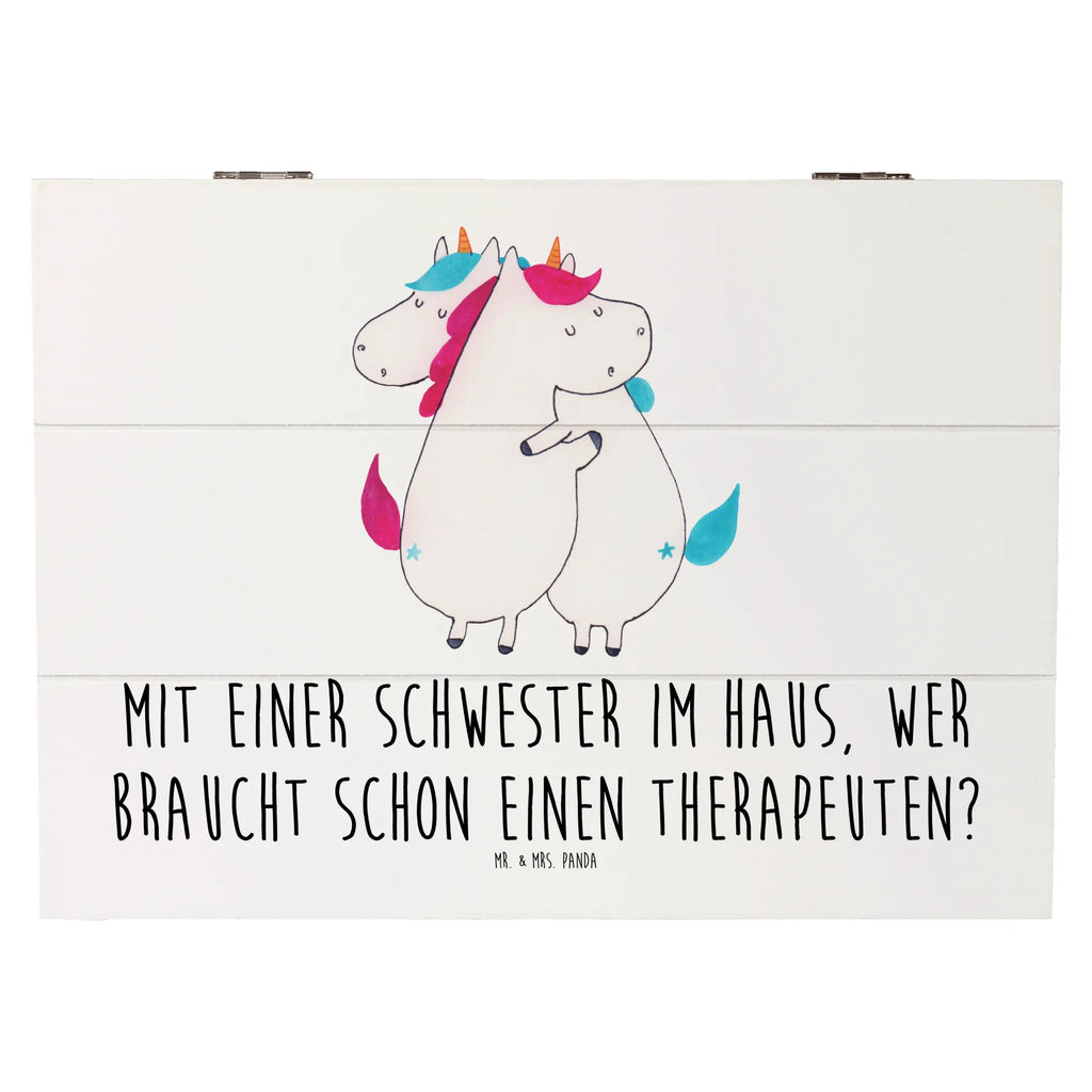 Holzkiste Schwester Glück Dekokiste, Holzkiste, Geschenkdose, Kiste, Erinnerungsbox, Aufbewahrungsbox, Schatzkiste, Schatulle, Truhe, Geschenkbox, XXL, Erinnerungskiste, Familie, Vatertag, Muttertag, Bruder, Schwester, Mama, Papa, Oma, Opa