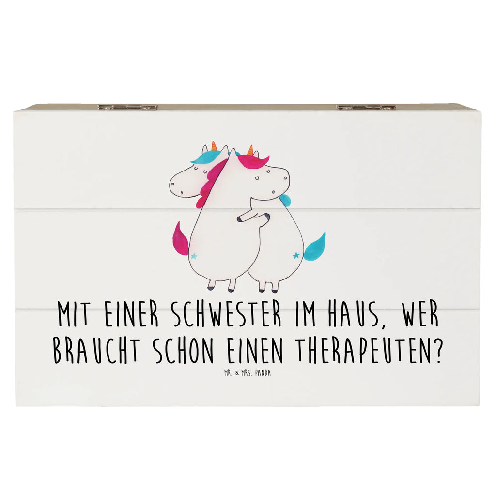 Holzkiste Schwester Glück Dekokiste, Holzkiste, Geschenkdose, Kiste, Erinnerungsbox, Aufbewahrungsbox, Schatzkiste, Schatulle, Truhe, Geschenkbox, XXL, Erinnerungskiste, Familie, Vatertag, Muttertag, Bruder, Schwester, Mama, Papa, Oma, Opa