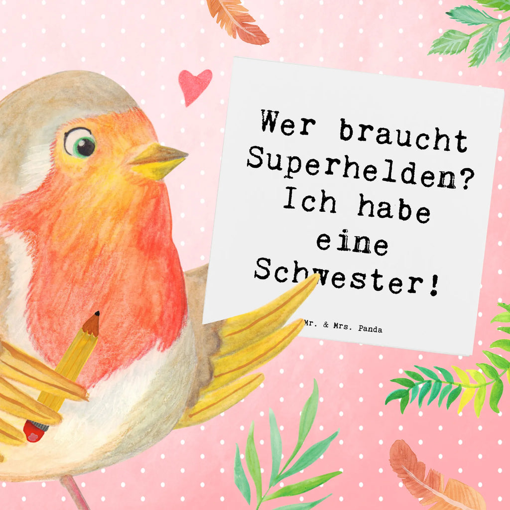 Deluxe Karte Spruch Liebe Schwester Karte, Hochwertige Grußkarte, Geburtstagskarte, Hochzeitskarte, Klappkarte, Grußkarte, Hochwertige Klappkarte, Einladungskarte, Glückwunschkarte, Familie, Vatertag, Muttertag, Bruder, Schwester, Mama, Papa, Oma, Opa