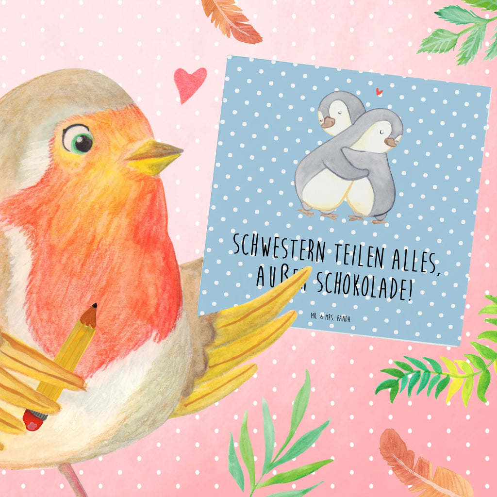 Deluxe Karte Schwestern Liebe Klappkarte, Grußkarte, Hochzeitskarte, Glückwunschkarte, Hochwertige Klappkarte, Karte, Einladungskarte, Geburtstagskarte, Hochwertige Grußkarte, Familie, Vatertag, Muttertag, Bruder, Schwester, Mama, Papa, Oma, Opa