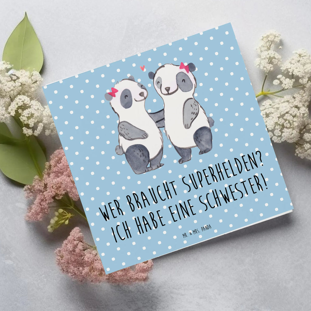 Deluxe Karte Liebe Schwester Karte, Hochwertige Klappkarte, Hochwertige Grußkarte, Geburtstagskarte, Klappkarte, Hochzeitskarte, Glückwunschkarte, Grußkarte, Einladungskarte, Familie, Vatertag, Muttertag, Bruder, Schwester, Mama, Papa, Oma, Opa