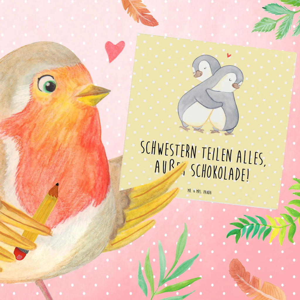 Deluxe Karte Schwestern Liebe Klappkarte, Grußkarte, Hochzeitskarte, Glückwunschkarte, Hochwertige Klappkarte, Karte, Einladungskarte, Geburtstagskarte, Hochwertige Grußkarte, Familie, Vatertag, Muttertag, Bruder, Schwester, Mama, Papa, Oma, Opa