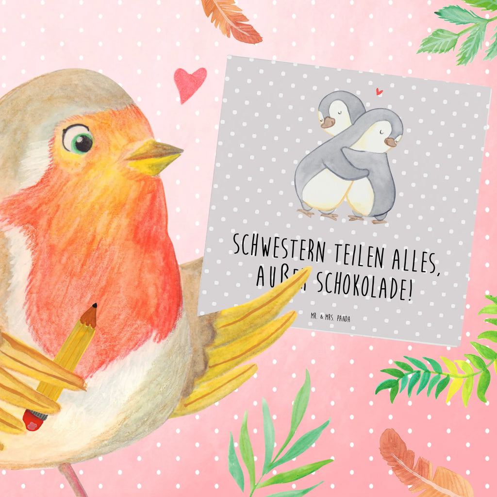 Deluxe Karte Schwestern Liebe Klappkarte, Grußkarte, Hochzeitskarte, Glückwunschkarte, Hochwertige Klappkarte, Karte, Einladungskarte, Geburtstagskarte, Hochwertige Grußkarte, Familie, Vatertag, Muttertag, Bruder, Schwester, Mama, Papa, Oma, Opa