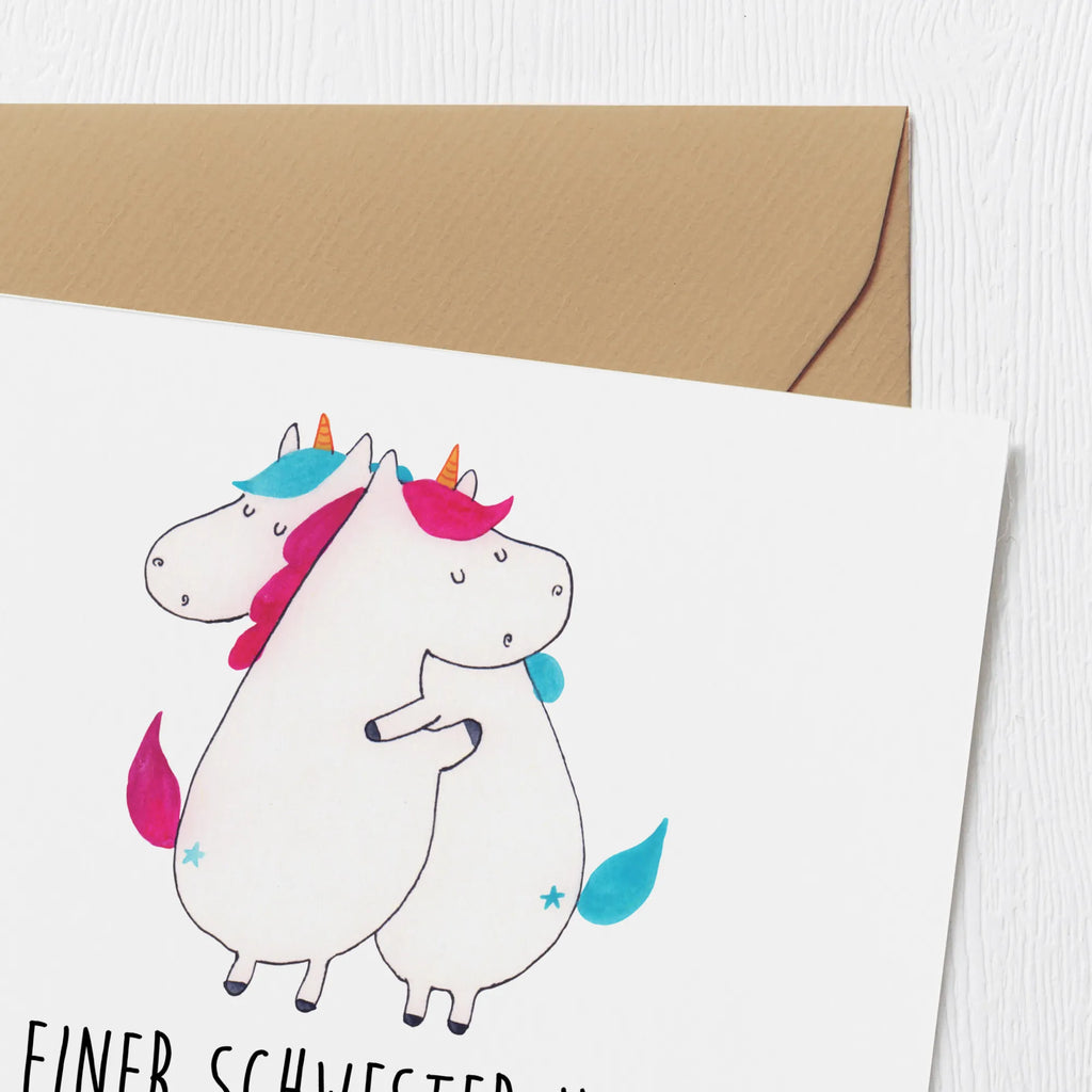 Deluxe Karte Schwester Glück Hochzeitskarte, Karte, Geburtstagskarte, Grußkarte, Glückwunschkarte, Hochwertige Grußkarte, Hochwertige Klappkarte, Einladungskarte, Klappkarte, Familie, Vatertag, Muttertag, Bruder, Schwester, Mama, Papa, Oma, Opa