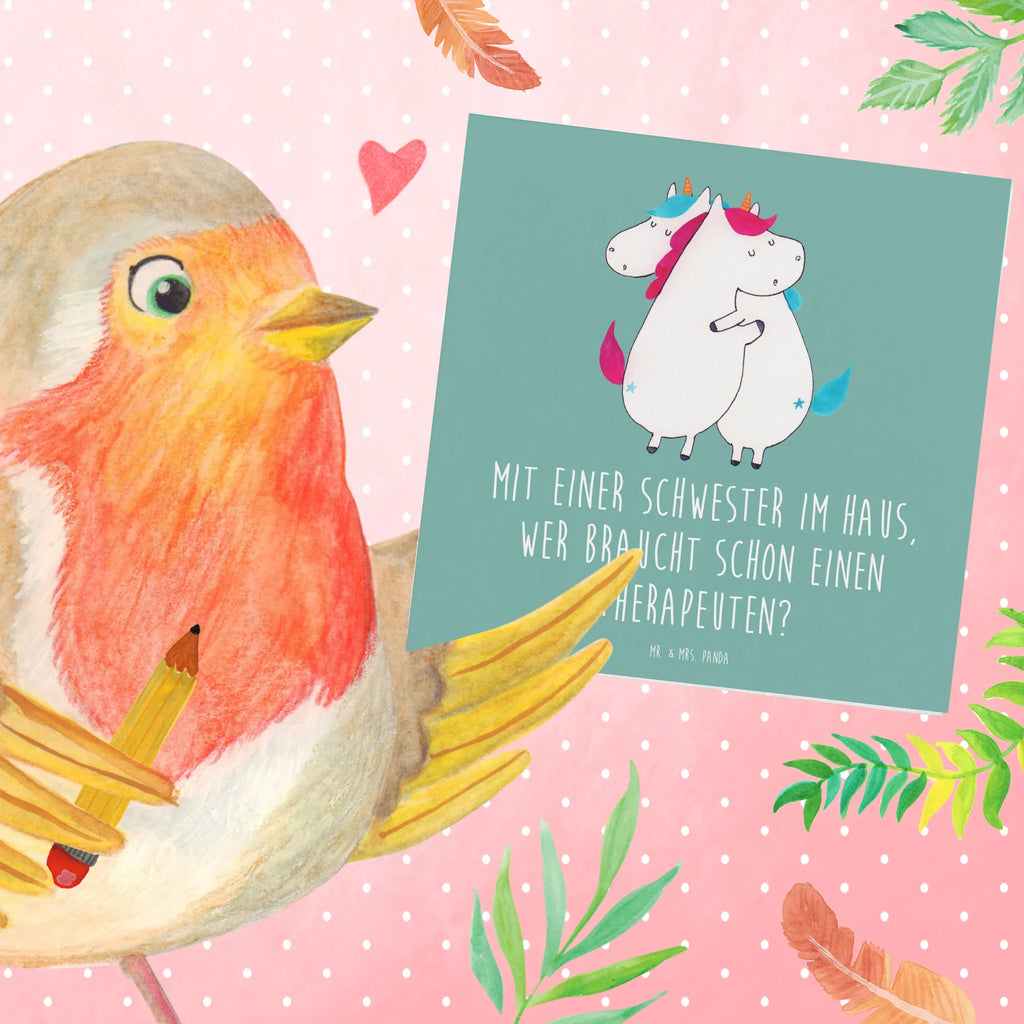 Deluxe Karte Schwester Glück Hochzeitskarte, Karte, Geburtstagskarte, Grußkarte, Glückwunschkarte, Hochwertige Grußkarte, Hochwertige Klappkarte, Einladungskarte, Klappkarte, Familie, Vatertag, Muttertag, Bruder, Schwester, Mama, Papa, Oma, Opa