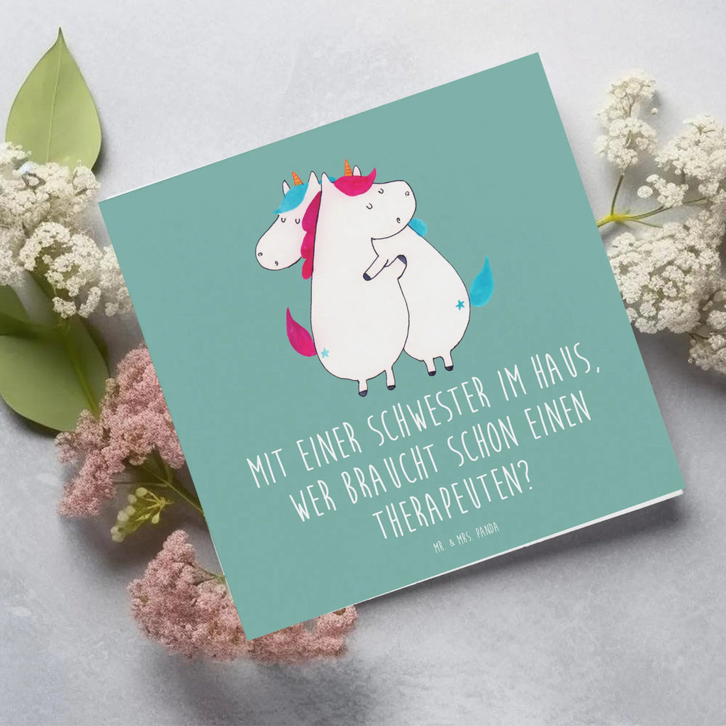 Deluxe Karte Schwester Glück Hochzeitskarte, Karte, Geburtstagskarte, Grußkarte, Glückwunschkarte, Hochwertige Grußkarte, Hochwertige Klappkarte, Einladungskarte, Klappkarte, Familie, Vatertag, Muttertag, Bruder, Schwester, Mama, Papa, Oma, Opa