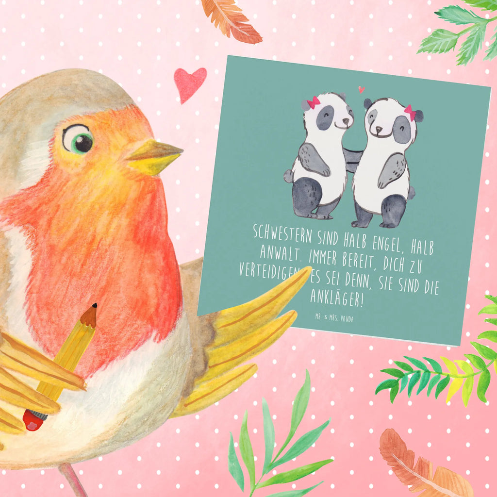 Deluxe Karte Schwesternwunder Karte, Glückwunschkarte, Geburtstagskarte, Hochwertige Grußkarte, Einladungskarte, Hochwertige Klappkarte, Grußkarte, Hochzeitskarte, Klappkarte, Familie, Vatertag, Muttertag, Bruder, Schwester, Mama, Papa, Oma, Opa