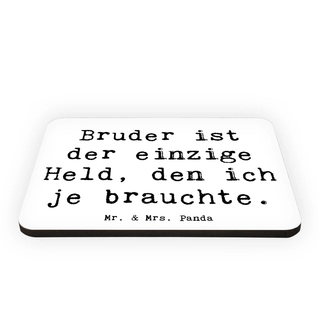 Magnet Saying Bruder ist der einzige Held, den ich je brauchte. Kühlschrankmagnet, Dekomagnet, Souvenir Magnet, Notiz Magnet, Motivmagnete, Kühlschrank Dekoration, Whiteboard Magnet, Pinnwandmagnet, Familie, Vatertag, Muttertag, Bruder, Schwester, Mama, Papa, Oma, Opa