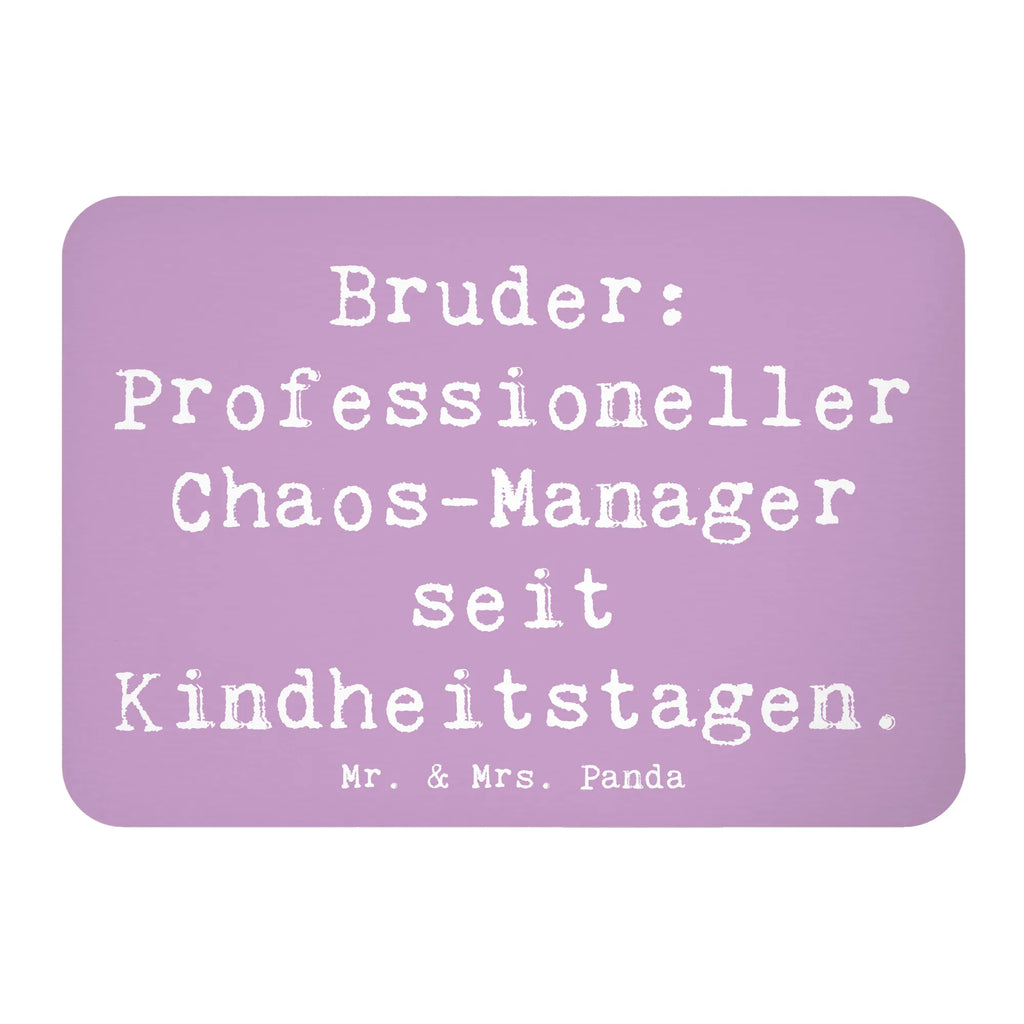 Magnet Spruch Bruder Chaos-Manager Pinnwandmagnet, Notiz Magnet, Souvenir Magnet, Motivmagnete, Dekomagnet, Kühlschrank Dekoration, Kühlschrankmagnet, Whiteboard Magnet, Familie, Vatertag, Muttertag, Bruder, Schwester, Mama, Papa, Oma, Opa