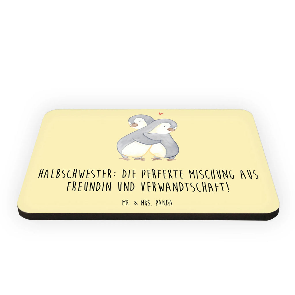 Magnet Halbschwester: Die perfekte Mischung aus Freundin und Verwandtschaft! Kühlschrank Dekoration, Souvenir Magnet, Whiteboard Magnet, Motivmagnete, Dekomagnet, Notiz Magnet, Pinnwandmagnet, Kühlschrankmagnet, Familie, Vatertag, Muttertag, Bruder, Schwester, Mama, Papa, Oma, Opa