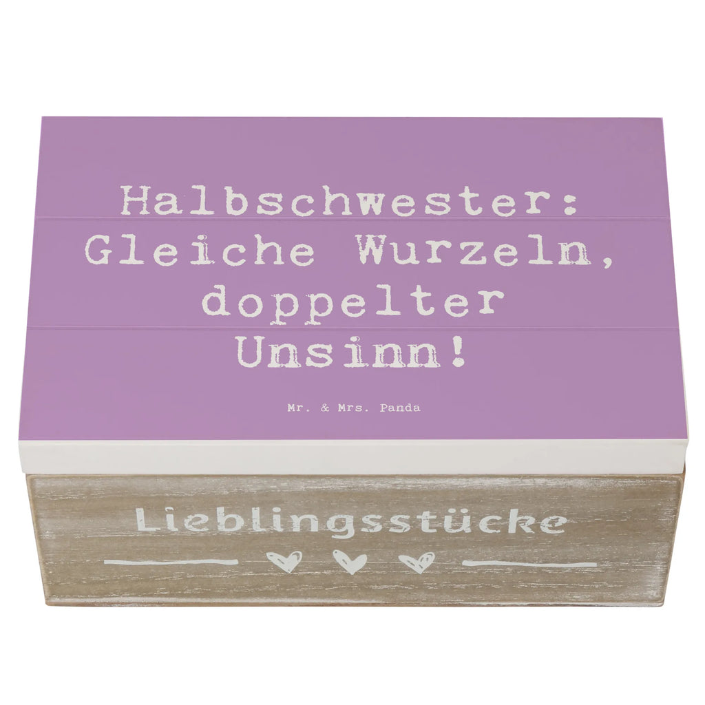 Holzkiste Spruch Halbschwester Unsinn Holzkiste, Schatzkiste, XXL, Aufbewahrungsbox, Erinnerungskiste, Dekokiste, Schatulle, Kiste, Geschenkbox, Geschenkdose, Erinnerungsbox, Truhe, Familie, Vatertag, Muttertag, Bruder, Schwester, Mama, Papa, Oma, Opa