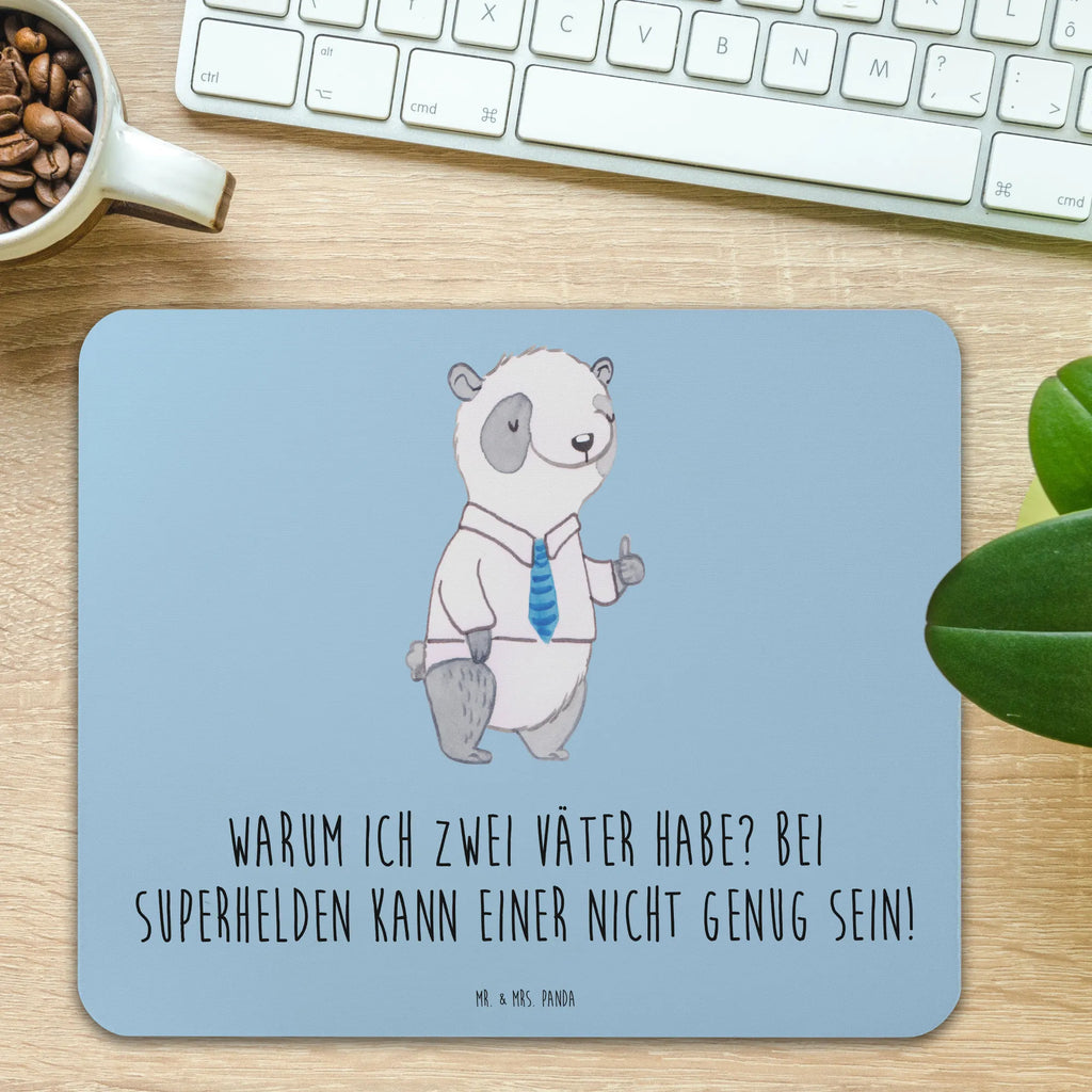 Mouse mat Warum ich zwei Väter habe? Bei Superhelden kann einer nicht genug sein! Büroausstattung, PC Zubehör, Designer Mauspad, Computer zubehör, Einzigartiges Mauspad, Arbeitszimmer, Mauspad, Mousepad, Mauspad Büro, Mausunterlage, Familie, Vatertag, Muttertag, Bruder, Schwester, Mama, Papa, Oma, Opa