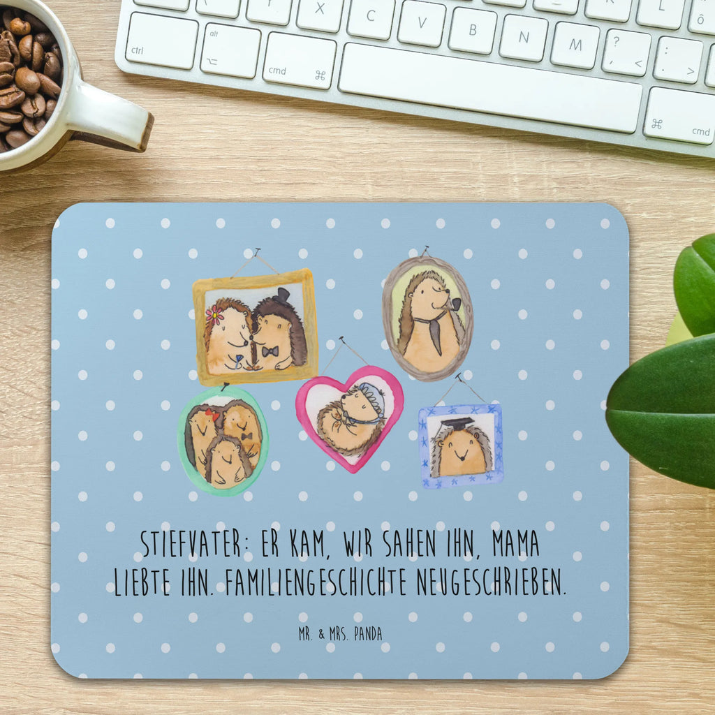 Mouse mat Stiefvater: Er kam, wir sahen ihn, Mama liebte ihn. Familiengeschichte neugeschrieben. Mousepad, Designer Mauspad, Mausunterlage, Mauspad Büro, Arbeitszimmer, Computer zubehör, Einzigartiges Mauspad, Mauspad, Büroausstattung, PC Zubehör, Familie, Vatertag, Muttertag, Bruder, Schwester, Mama, Papa, Oma, Opa