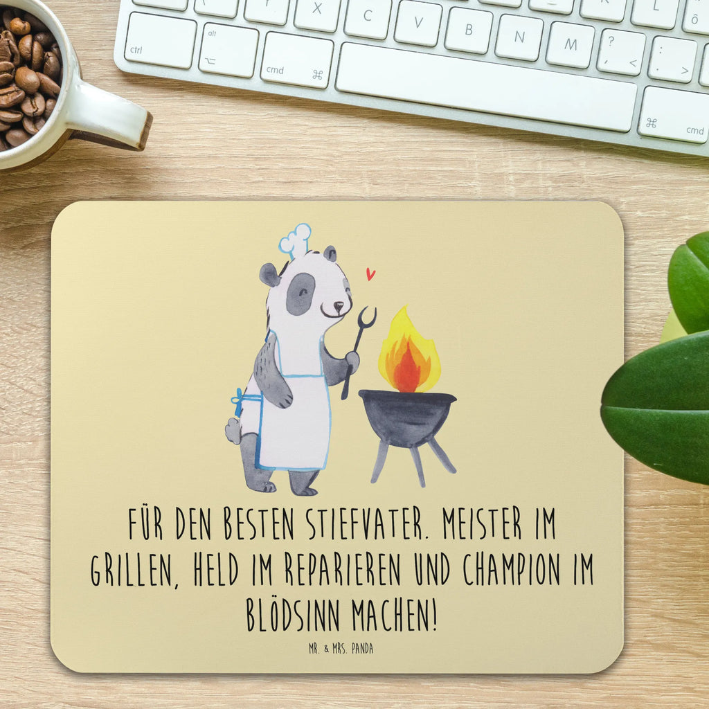 Mauspad Bester Stiefvater Arbeitszimmer, Mauspad, Designer Mauspad, Mausunterlage, Mousepad, Computer zubehör, PC Zubehör, Mauspad Büro, Einzigartiges Mauspad, Büroausstattung, Familie, Vatertag, Muttertag, Bruder, Schwester, Mama, Papa, Oma, Opa