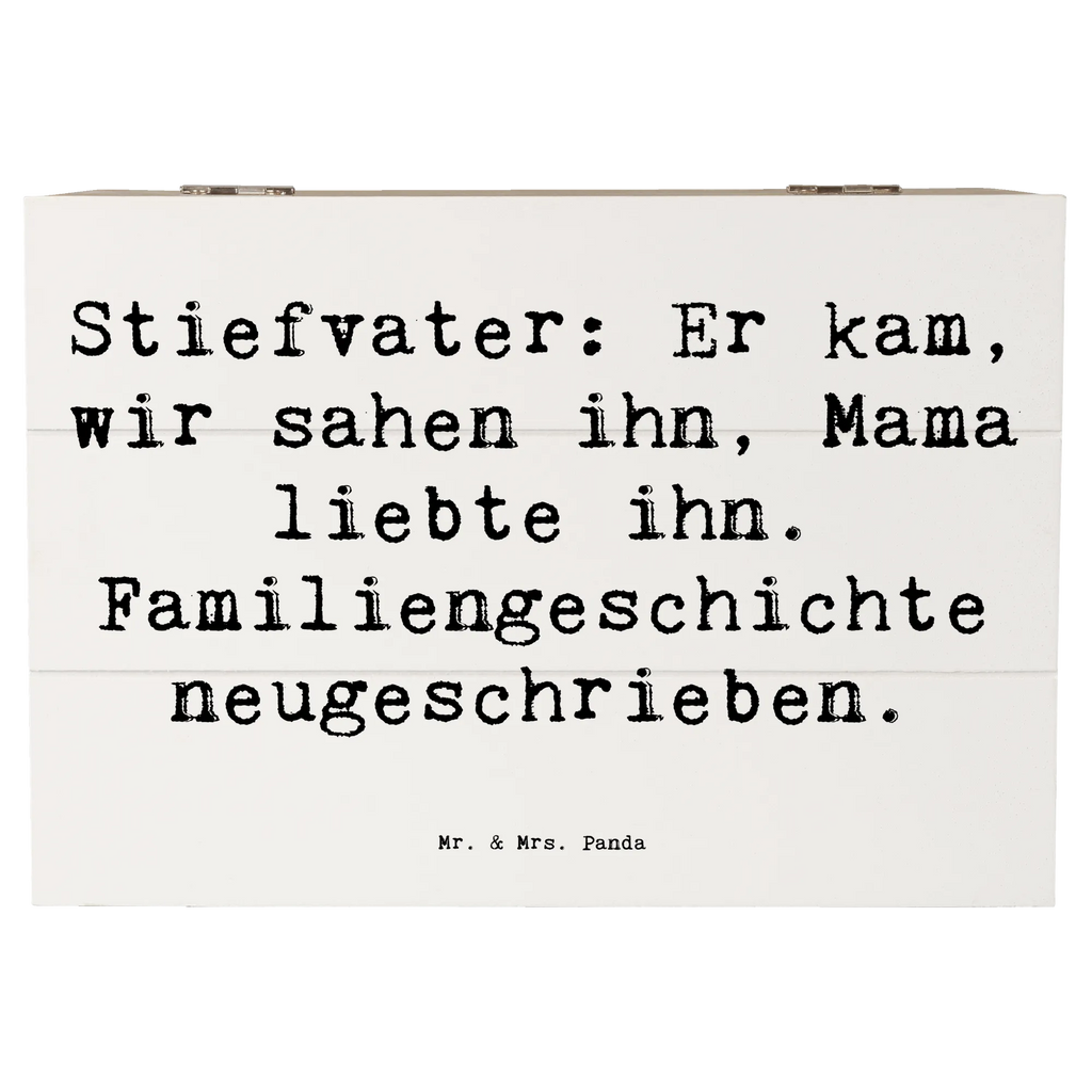 Holzkiste Spruch Stiefvater Liebe XXL, Schatulle, Erinnerungskiste, Schatzkiste, Aufbewahrungsbox, Truhe, Geschenkdose, Geschenkbox, Erinnerungsbox, Dekokiste, Holzkiste, Kiste, Familie, Vatertag, Muttertag, Bruder, Schwester, Mama, Papa, Oma, Opa