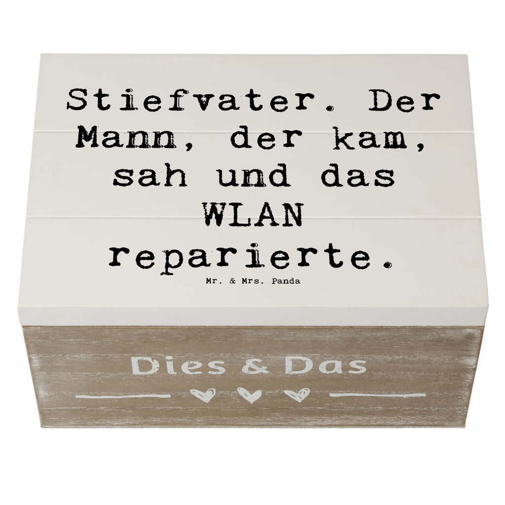Wooden chest Saying Stiefvater. Der Mann, der kam, sah und das WLAN reparierte. holztruhen, Holzkisten, aufbewahrungsboxen, Holzbox mit Deckel, box holz, holzkästchen, Holzboxen, Schatulle, Holztruhe, kiste holz, holzschatulle, aufbewahrungskisten, holzschachtel, truhe holz, Aufbewahrungskiste, Holzkiste mit Deckel, Aufbewahrungsbox aus Holz, aufbewahrungstruhe, Aufbewahrungsbox, Holzkiste, Box aus Holz, Holzbox, Holz Aufbewahrungsbox, Aufbewahrungsbox Holz, aufbewahrungskiste mit deckel, Familie, Mama, Schwester, Opa, Bruder, Vatertag, Papa, Muttertag, Oma