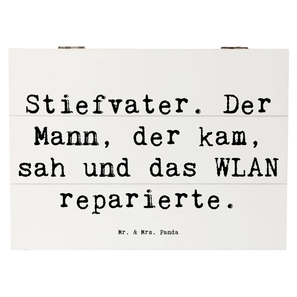 Wooden chest Saying Stiefvater. Der Mann, der kam, sah und das WLAN reparierte. holztruhen, Holzkisten, aufbewahrungsboxen, Holzbox mit Deckel, box holz, holzkästchen, Holzboxen, Schatulle, Holztruhe, kiste holz, holzschatulle, aufbewahrungskisten, holzschachtel, truhe holz, Aufbewahrungskiste, Holzkiste mit Deckel, Aufbewahrungsbox aus Holz, aufbewahrungstruhe, Aufbewahrungsbox, Holzkiste, Box aus Holz, Holzbox, Holz Aufbewahrungsbox, Aufbewahrungsbox Holz, aufbewahrungskiste mit deckel, Familie, Mama, Schwester, Opa, Bruder, Vatertag, Papa, Muttertag, Oma