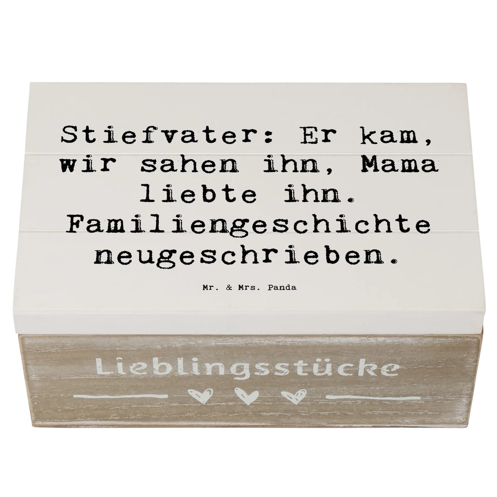 Holzkiste Spruch Stiefvater Liebe XXL, Schatulle, Erinnerungskiste, Schatzkiste, Aufbewahrungsbox, Truhe, Geschenkdose, Geschenkbox, Erinnerungsbox, Dekokiste, Holzkiste, Kiste, Familie, Vatertag, Muttertag, Bruder, Schwester, Mama, Papa, Oma, Opa