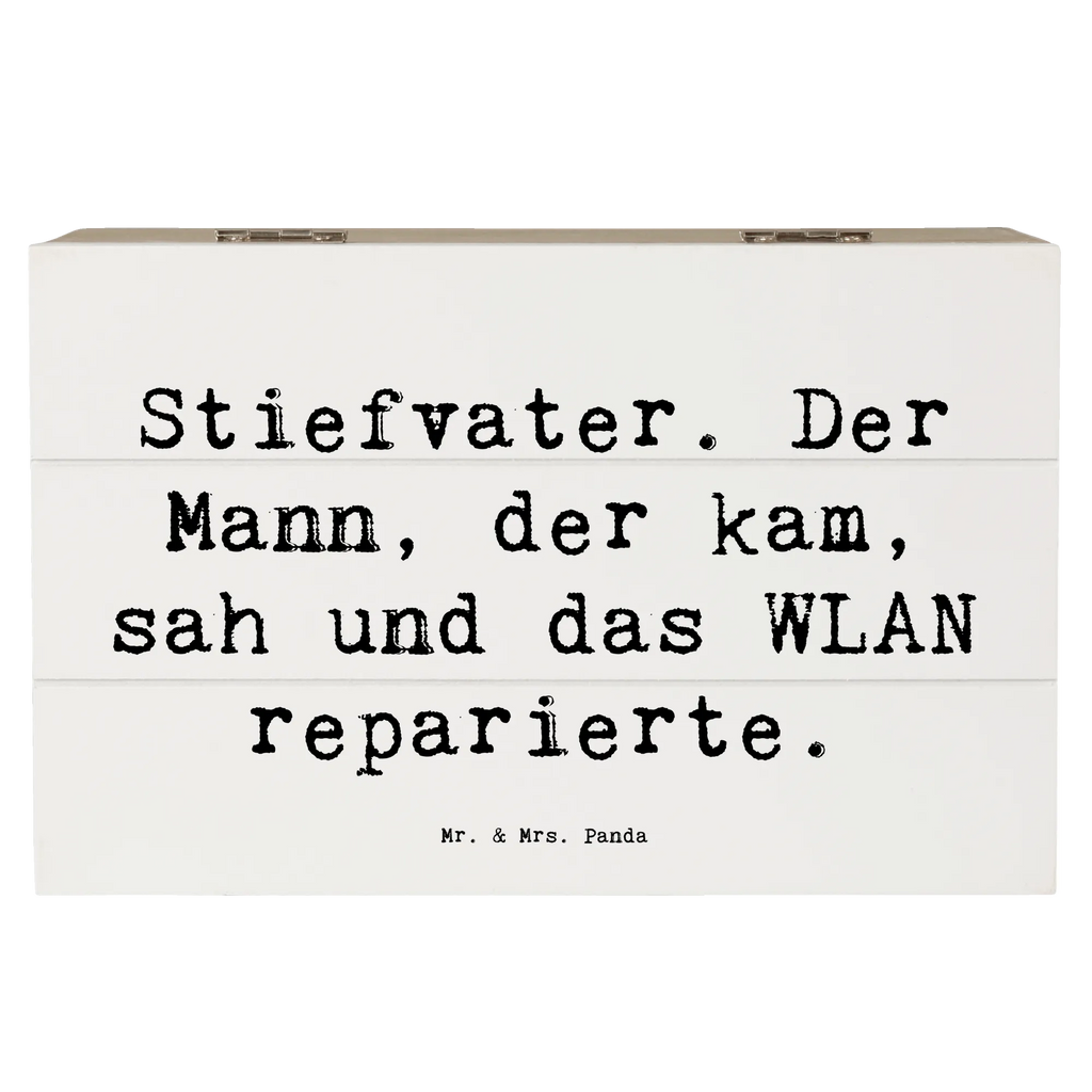 Wooden chest Saying Stiefvater. Der Mann, der kam, sah und das WLAN reparierte. holztruhen, Holzkisten, aufbewahrungsboxen, Holzbox mit Deckel, box holz, holzkästchen, Holzboxen, Schatulle, Holztruhe, kiste holz, holzschatulle, aufbewahrungskisten, holzschachtel, truhe holz, Aufbewahrungskiste, Holzkiste mit Deckel, Aufbewahrungsbox aus Holz, aufbewahrungstruhe, Aufbewahrungsbox, Holzkiste, Box aus Holz, Holzbox, Holz Aufbewahrungsbox, Aufbewahrungsbox Holz, aufbewahrungskiste mit deckel, Familie, Mama, Schwester, Opa, Bruder, Vatertag, Papa, Muttertag, Oma