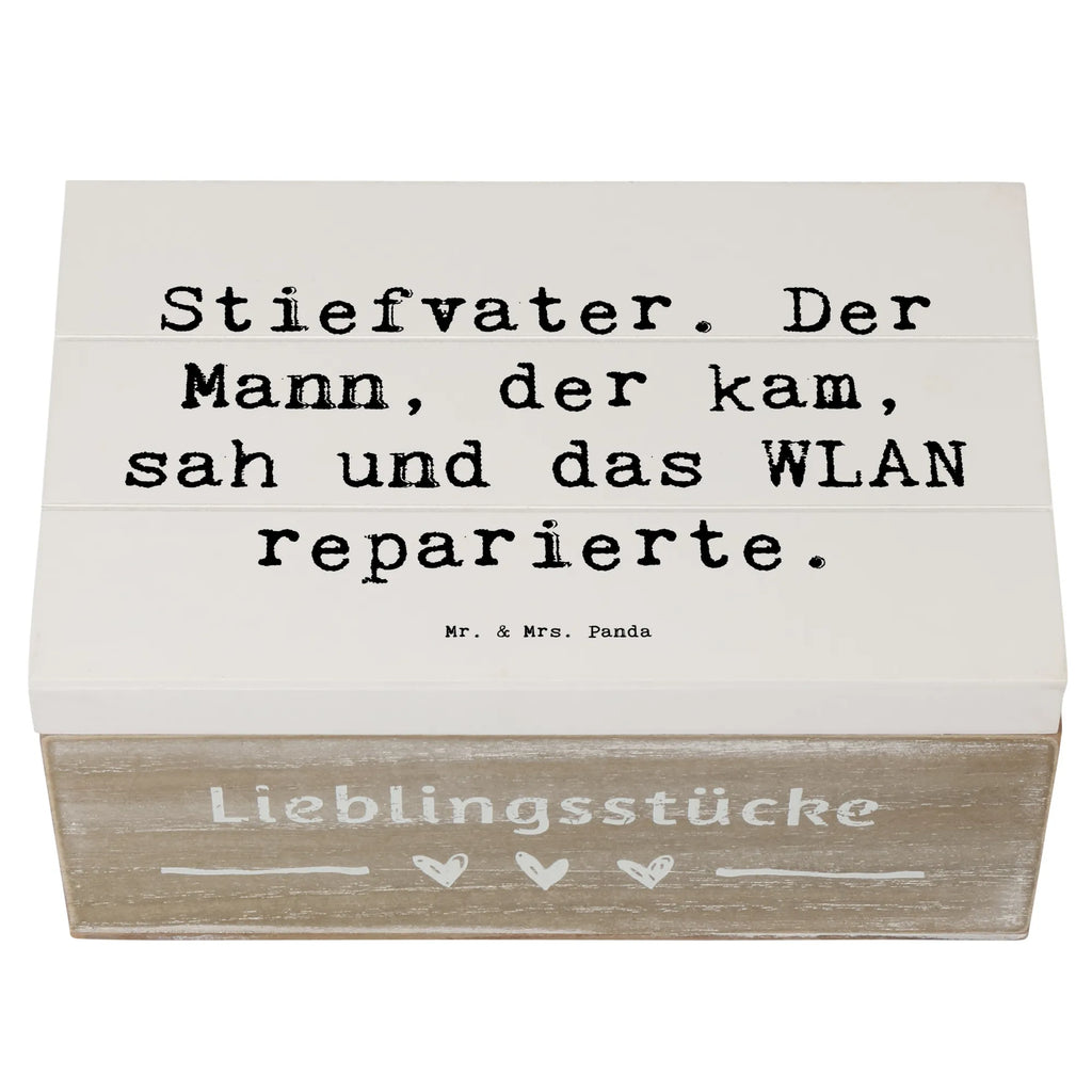 Wooden chest Saying Stiefvater. Der Mann, der kam, sah und das WLAN reparierte. holztruhen, Holzkisten, aufbewahrungsboxen, Holzbox mit Deckel, box holz, holzkästchen, Holzboxen, Schatulle, Holztruhe, kiste holz, holzschatulle, aufbewahrungskisten, holzschachtel, truhe holz, Aufbewahrungskiste, Holzkiste mit Deckel, Aufbewahrungsbox aus Holz, aufbewahrungstruhe, Aufbewahrungsbox, Holzkiste, Box aus Holz, Holzbox, Holz Aufbewahrungsbox, Aufbewahrungsbox Holz, aufbewahrungskiste mit deckel, Familie, Mama, Schwester, Opa, Bruder, Vatertag, Papa, Muttertag, Oma