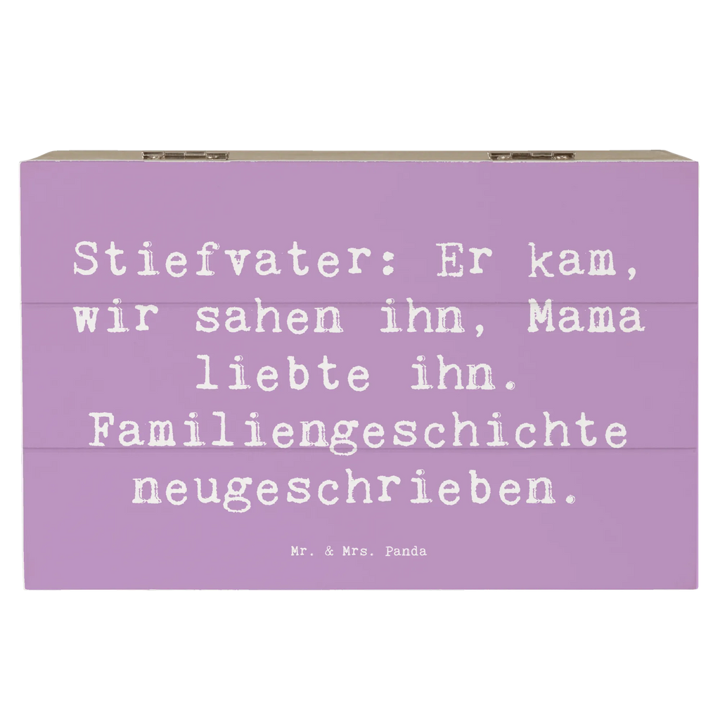 Holzkiste Spruch Stiefvater Liebe XXL, Schatulle, Erinnerungskiste, Schatzkiste, Aufbewahrungsbox, Truhe, Geschenkdose, Geschenkbox, Erinnerungsbox, Dekokiste, Holzkiste, Kiste, Familie, Vatertag, Muttertag, Bruder, Schwester, Mama, Papa, Oma, Opa